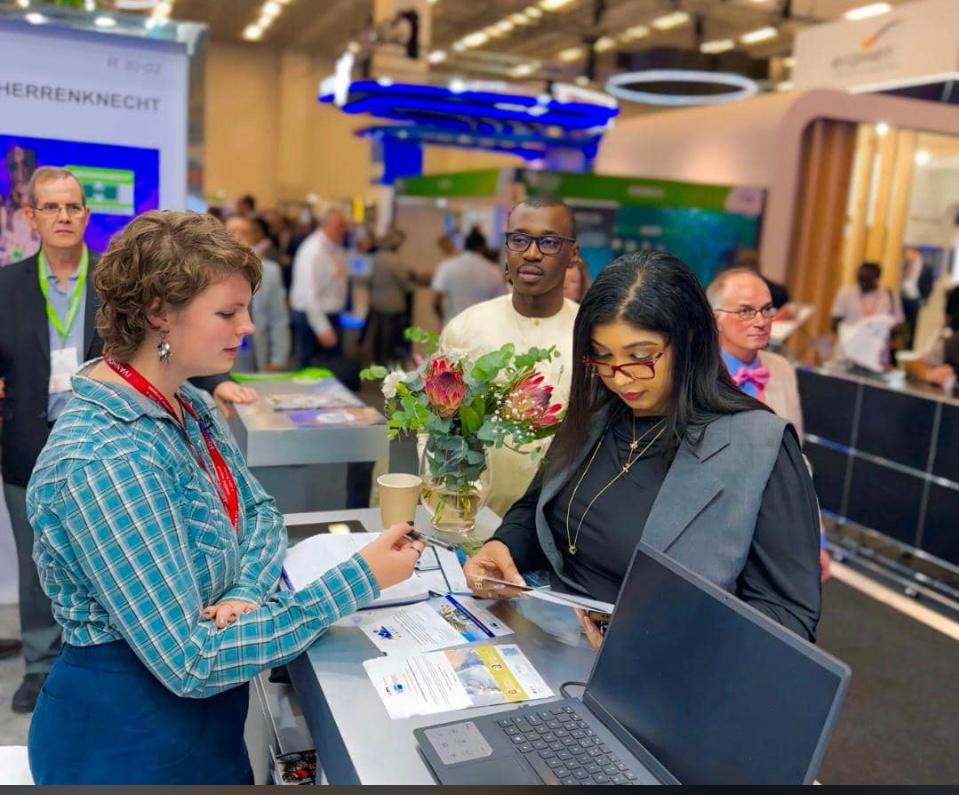 La Présidente Fatoumata Niane à la 31ᵉ édition de l’INDABA 2025 : Une voix forte pour une exploitation minière responsable et durable.